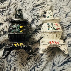 Black and White Decorative Figurines